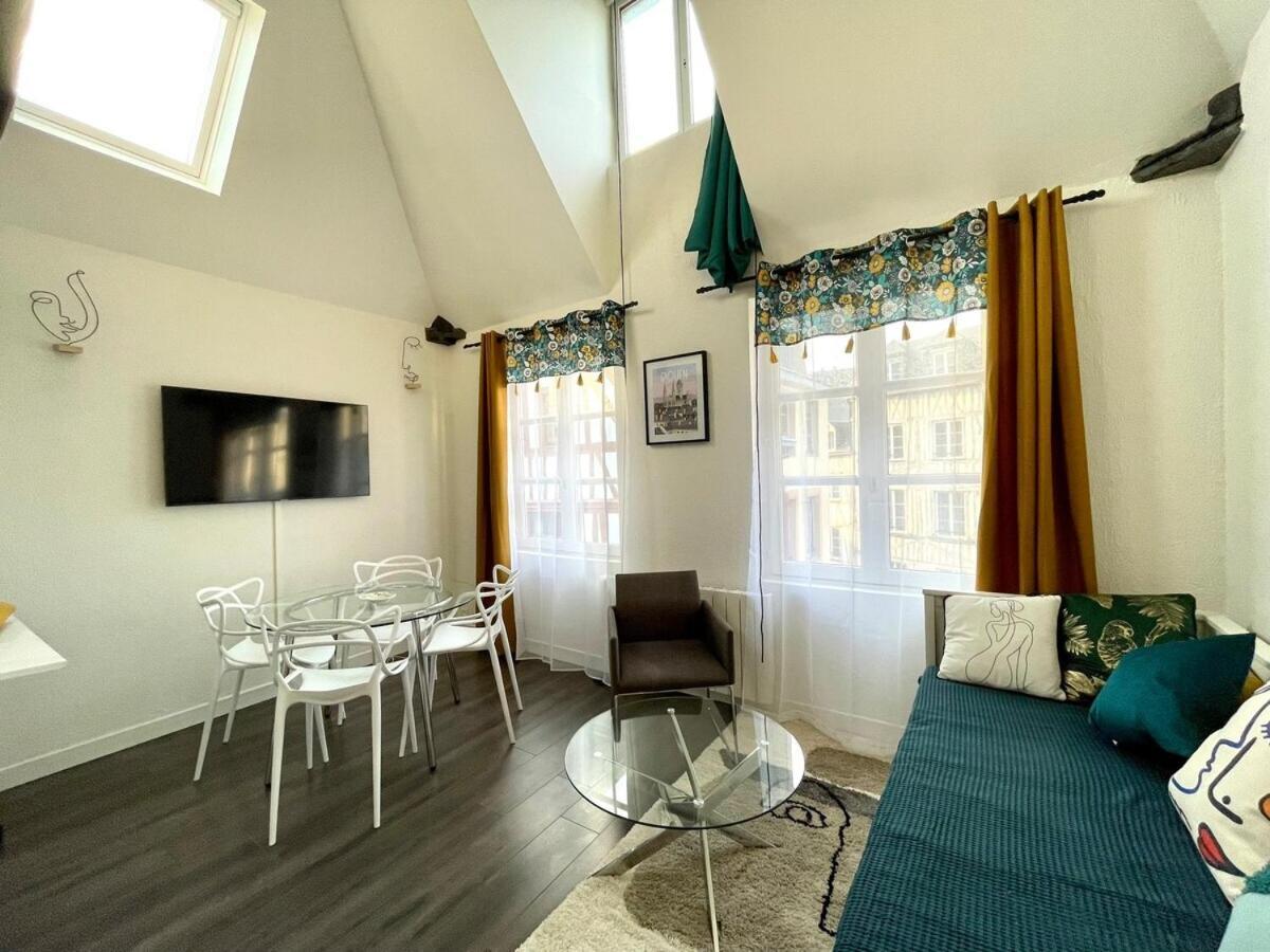 Apartmán Le 1731, Rouen Coeur D'Histoire, Superbe Duplex Exteriér fotografie